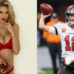 Veronika Rajek and Tom Brady