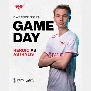 Danish derby set up as Heroic takes on Astralis at the CS:GO BLAST Spring Groups