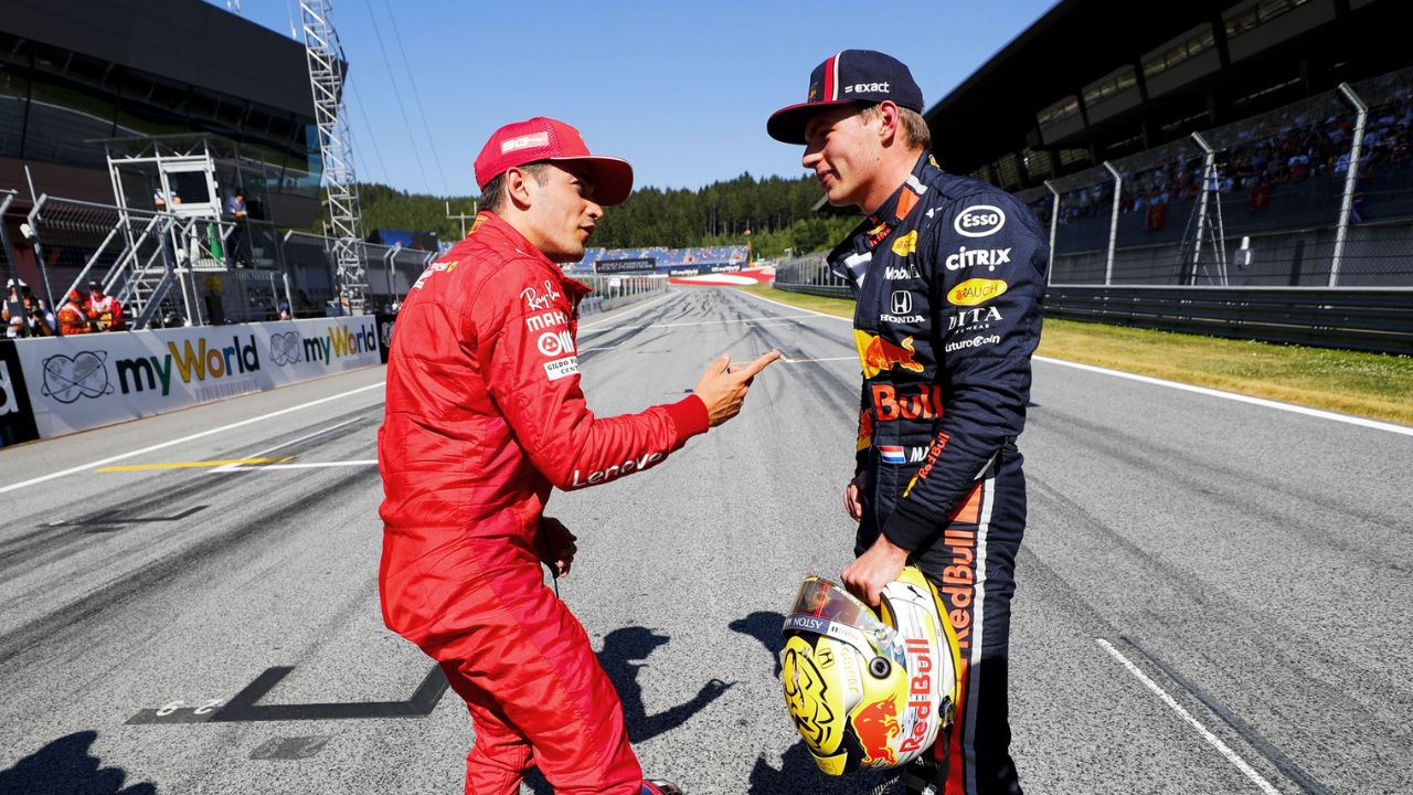 Charles Leclerc Takes Dig At "Mate you did a Max Verstappen!": Charles Leclerc Takes Dig At Red Bull Ace's Driving Style While Playing F1 Game Max Verstappen's Aggressive Driving Style