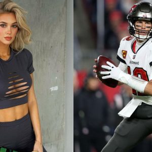Veronika Rajek & Tom Brady