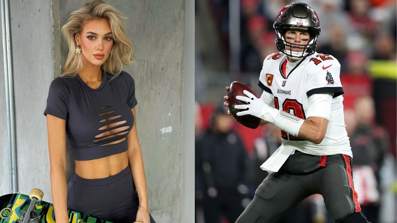 Veronika Rajek & Tom Brady