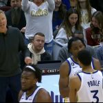 WATCH: Steve Kerr Yells at $140 Million Jordan Poole to End 3rd Q Against the Cavaliers