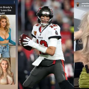 Veronika Rajek and Tom Brady