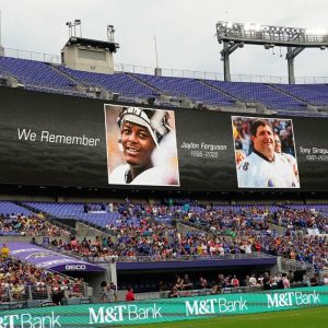 Jaylon Ferguson and Tony Siragusa