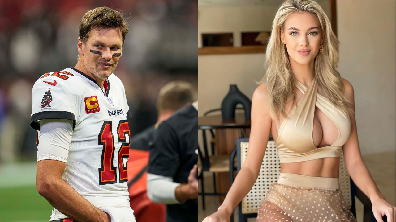 Tom Brady and Veronika Rajek