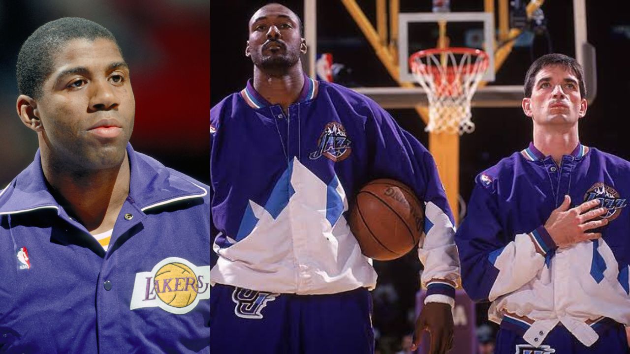 "John Stockton & Karl Malone - the Best PnR Duo": When Magic Johnson Declared Jazz Legends 'Unstoppable'