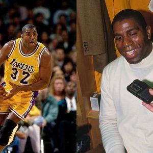 WATCH: 255lbs Magic Johnson Almost Posts a 19-point Triple-Double on His NBA Return After 5 Years