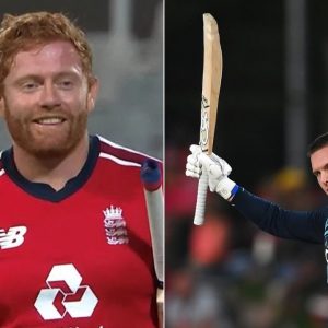 "Yes partner!!!": Jonny Bairstow jumps for joy as Jason Roy scores 11th ODI century vs South Africa at Mangaung Oval