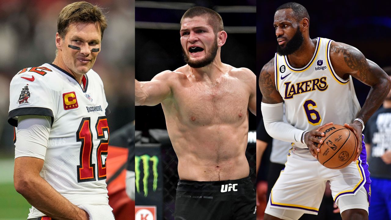 Khabib Nurmagomedov LeBron James Tom Brady