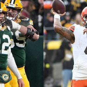 Aaron Rodgers, Deshaun Watson, and 2 other star QBs are being paid $191 million to sit out the playoffs