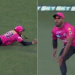 "Jordan if anyone can": Chris Jordan grabs spectacular diving catch to dismiss Tom Rogers in STA vs SIX BBL 12 match