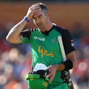 When Kevin Pietersen was fined AU$5000 for criticising umpire's decision during BBL 06