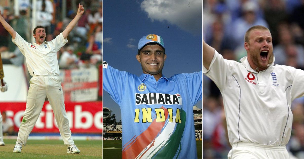 "Freddie ran the drinks back on to abuse Sourav": Steve Harmison once recalled how Andrew Flintoff came running out of toilet just to abuse Sourav Ganguly