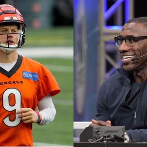 Joe Burrow and Shannon Sharpe