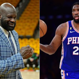 “If Joel Embiid don’t get 50, I’m getting baby hairs”: Shaquille O’Neal Loses Bet Over Sixers’ Star After 28-Point Half