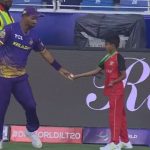 "I'll give you a hand": Commentators convulse with laughter as Ball boy helps Sabir Ali in ILT20 2023 match