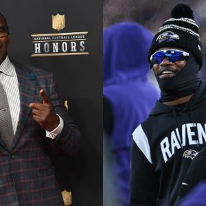 Shannon Sharpe and Lamar Jackson