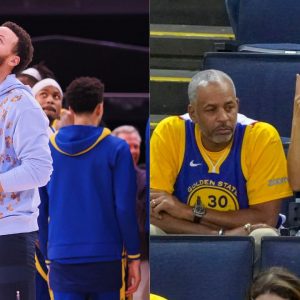 Stephen Curry and his parents. Images taken from USA Today Sports