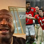 Shaquille O'Neal, Who Bet Eating a Frog With Ernie Johnson, Congratulates Georgia on Winning NCAA Championship