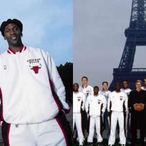 Michael Jordan's 1997 NBA in Paris Visit Involved 27,000 Fans and a Hilarious Eiffel Tower Photograph   