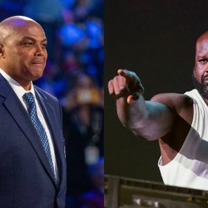 WATCH: 252 lbs Charles Barkley Leaves 170 lbs Kenny Smith in the Dust to the Board, Shaquille O'Neal Goes Insane