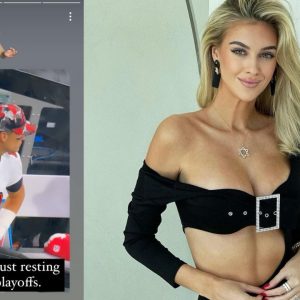 Tom Brady and Veronika Rajek