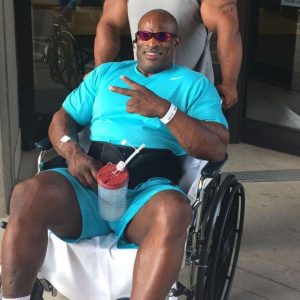 What happened to Ronnie Coleman legs?