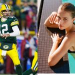 Aaron Rodgers and Mallory Edens