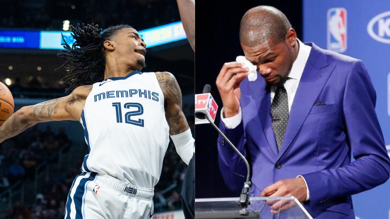 Ja Morant's Disgusting Poster Against the Indiana Pacers Had Kevin Durant Sobbing at Home