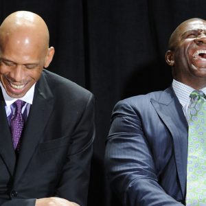 Kareem Abdul-Jabbar Credits Magic Johnson For Teaching Him How to Let Out His Emotions During Games