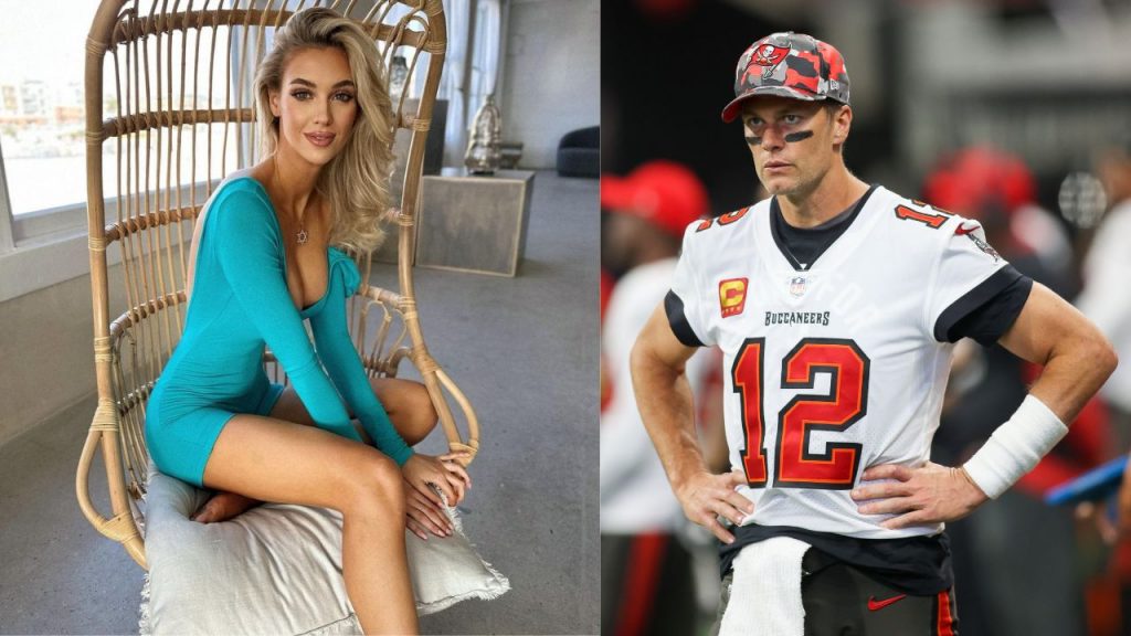 Veronika Rajek and Tom Brady
