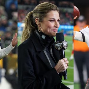 Aaron Rodgers, Erin Andrews, Tom Brady