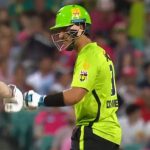"Hey don't champ me, mate!": Oliver Davies unimpressed with David Warner calling him 'Champion' in BBL 12