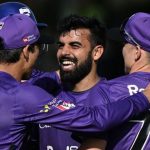 Why is Shadab Khan not playing today's BBL 2022-23 match between Hobart Hurricanes and Adelaide Strikers?