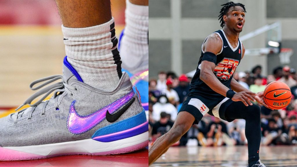 Bronny James debuts LeBron James' 20 NXXT Shoes Ahead of Stat-sheet stuffing 18-8-7 Senior Night