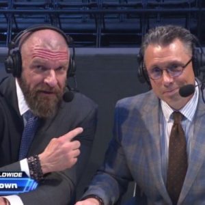 Triple H Michael Cole