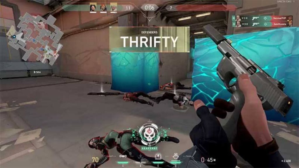 What does thrifty mean in Valorant?