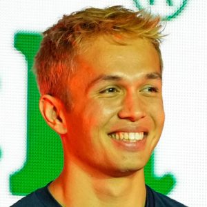 Nov 5, 2022; Las Vegas, Nevada, USA; Williams Racing driver Alex Albon during the Formula One Las Vegas Grand Prix Launch Party at Las Vegas Strip. Mandatory Credit: Ray Acevedo-USA TODAY Sports