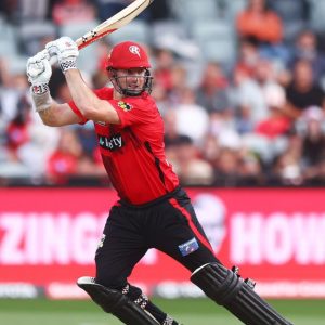 Why is Shaun Marsh not playing today's BBL 12 match between Melbourne Renegades and Hobart Hurricanes at the Docklands Stadium?