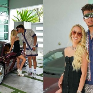 Patrick Mahomes and Brittany Mahomes