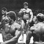 What did Arnold Schwarzenegger do to win 1980 Mr. Olympia?