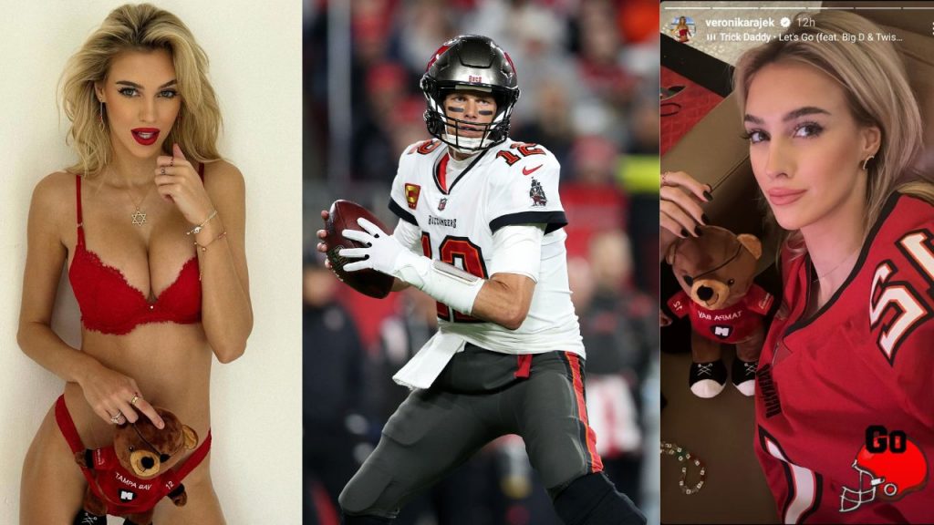 Tom Brady and Veronika Rajek