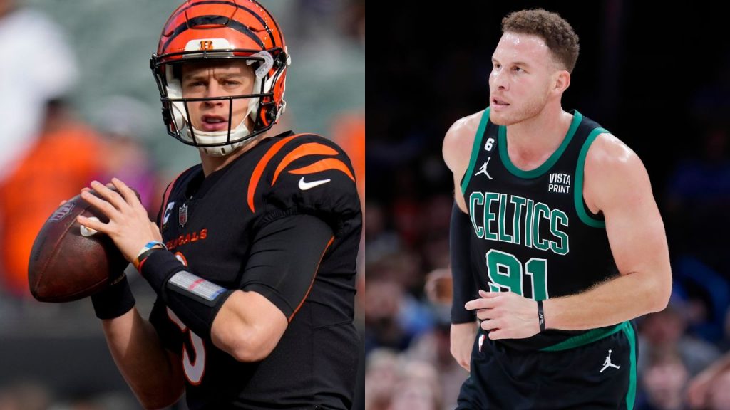 Joe Burrow and Blake Griffin