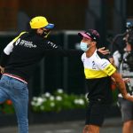 Watch: Daniel Ricciardo and Esteban Ocon Flexing Their Athletic Strength By Planking During Press Conference
