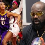 WATCH: 50-year-old Shaquille O'Neal gets challenged to one-on-one by LSU superstar