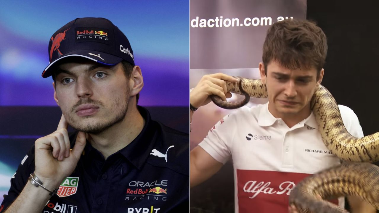 2-Time F1 Champion Max Verstappen Shares the Same Phobia for Creepy Crawlies as Rival Charles Leclerc