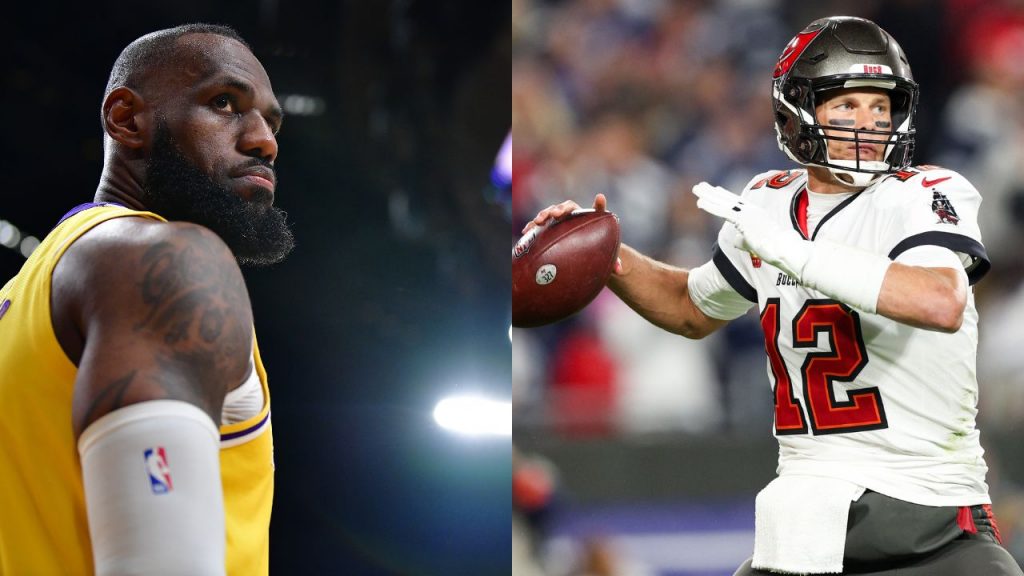 LeBron James and Tom Brady