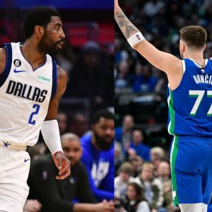 "You Can See How Good Kyrie Irving Is": Luka Doncic Cheers 8x All-Star From the Sidelines, Claims He Will Be a Good Fit for the Team