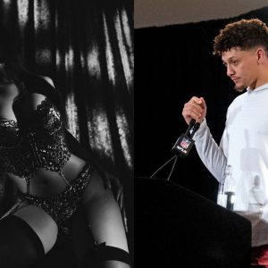 Rihanna and Patrick Mahomes