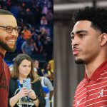 Stephen Curry and Bryce Young